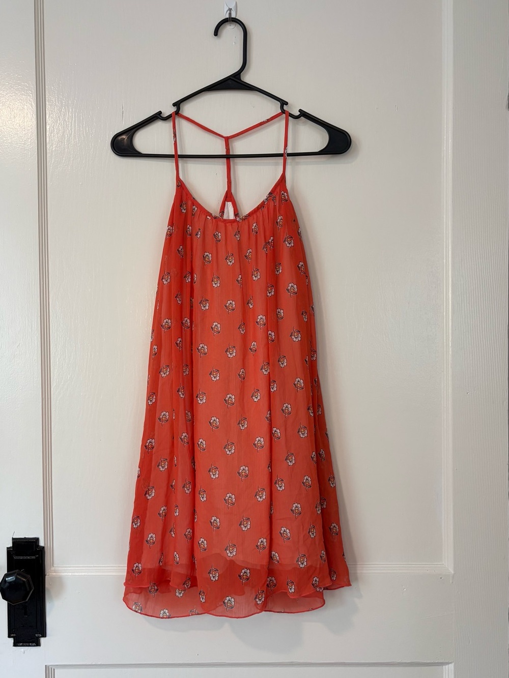 abercrombie & fitch chiffon mini floral dress